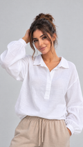 SOFT WHITE BLOUSE