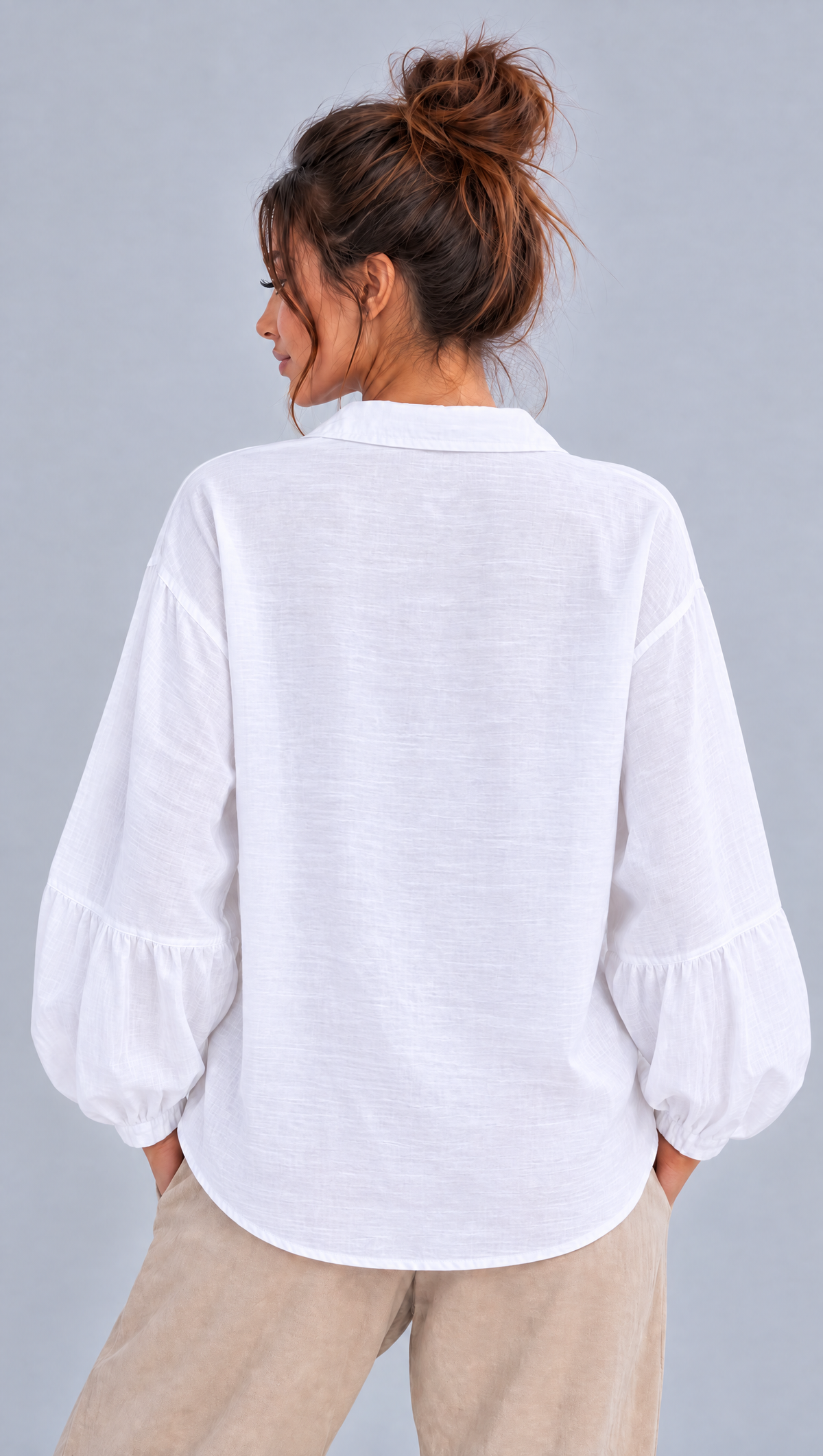 SOFT WHITE BLOUSE