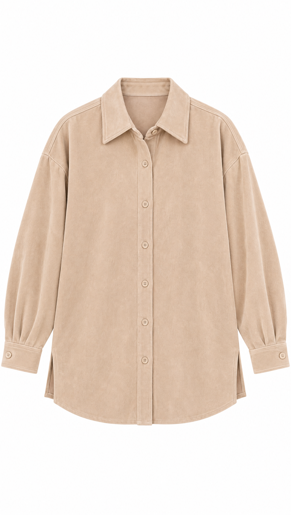 SUEDE BLOUSE