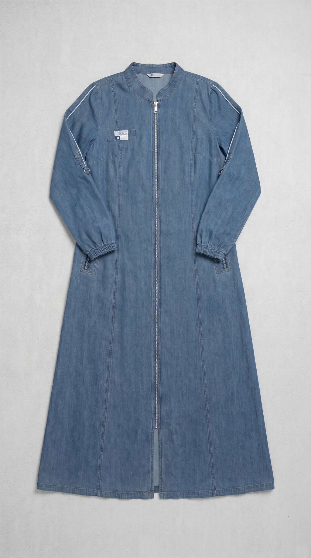 ZIP UP DENIM ABAYA (TURKISH DESIGN) S6