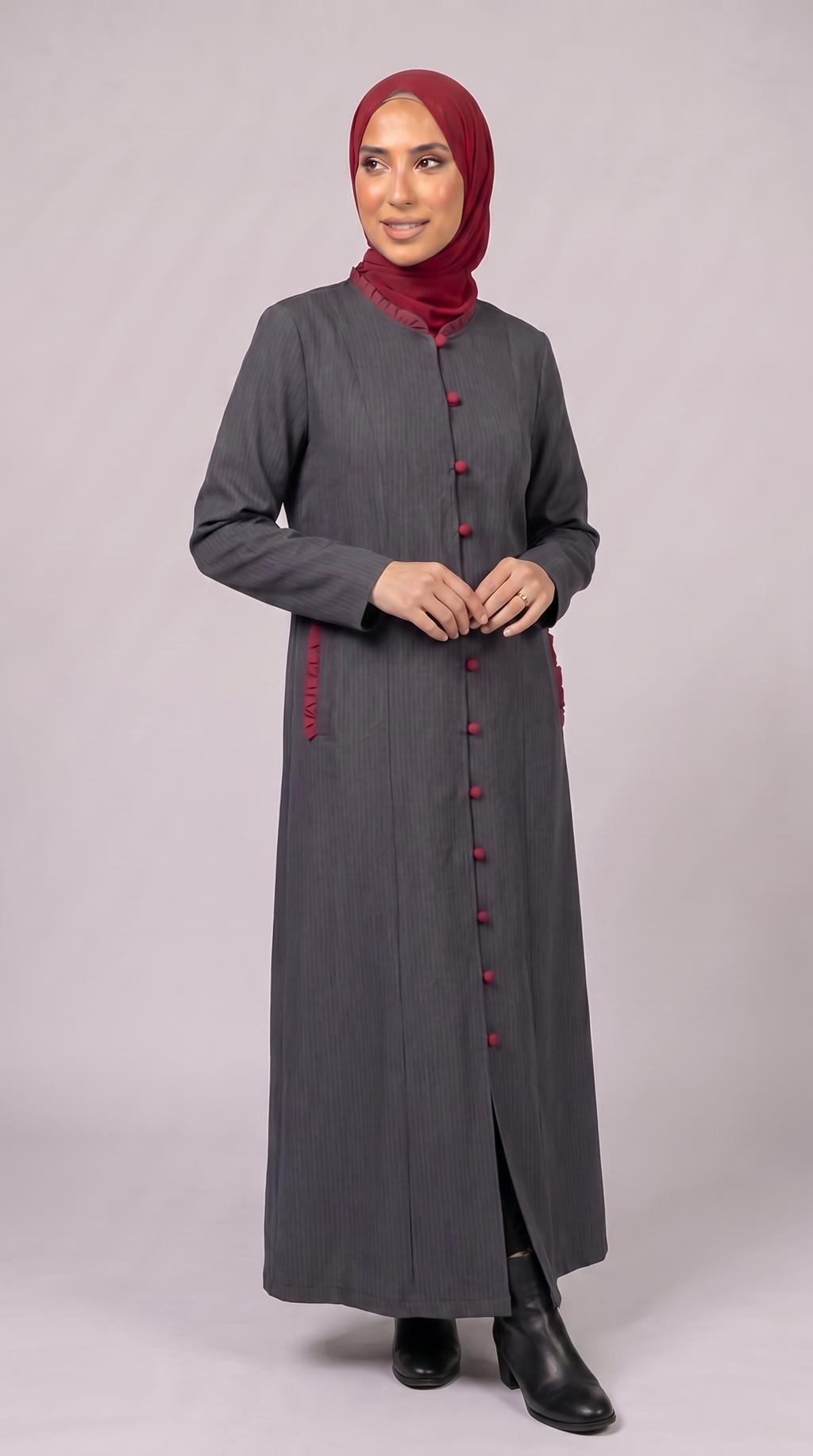 WAVY BORDERS ABAYA S7