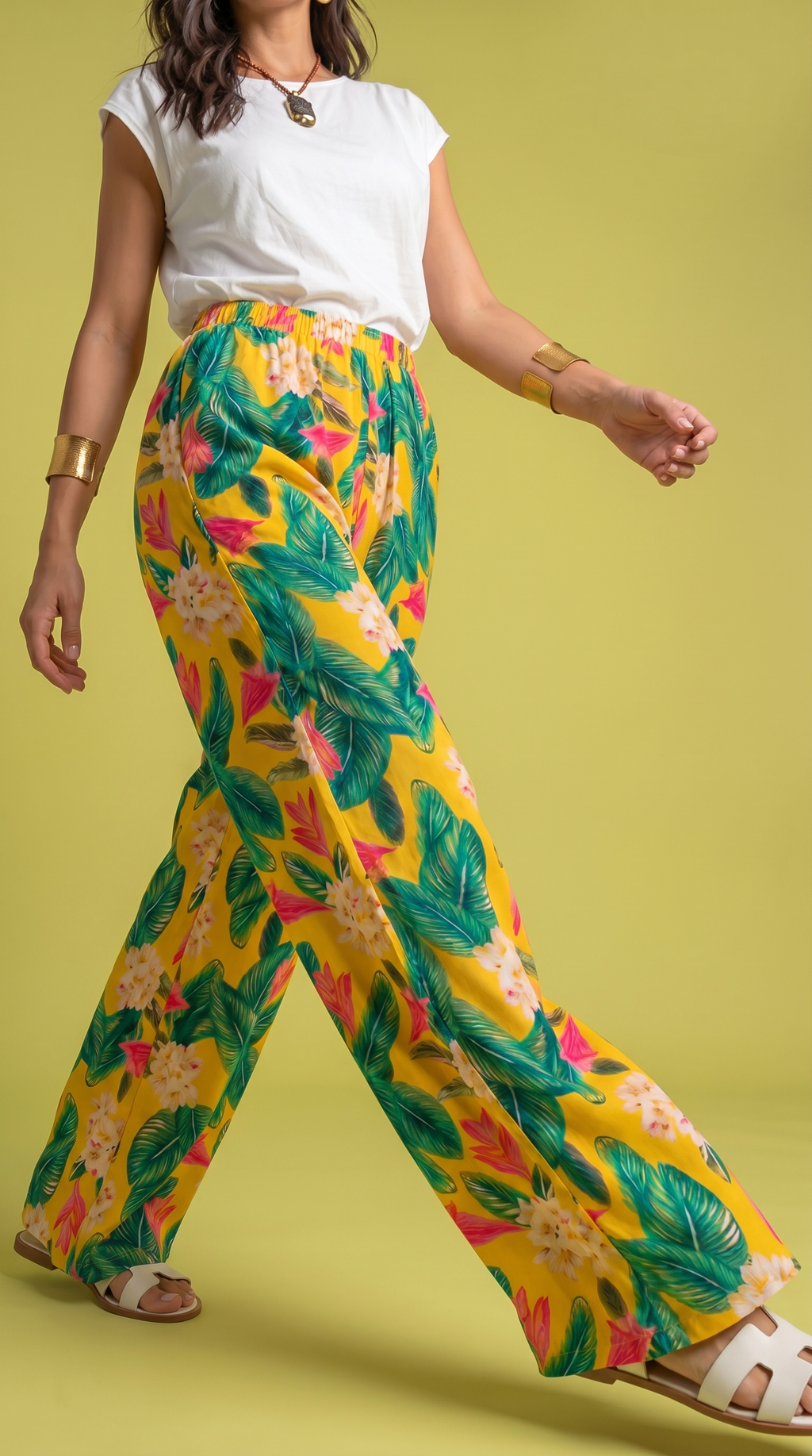 TROPICAL WIDE LEG PANT S8