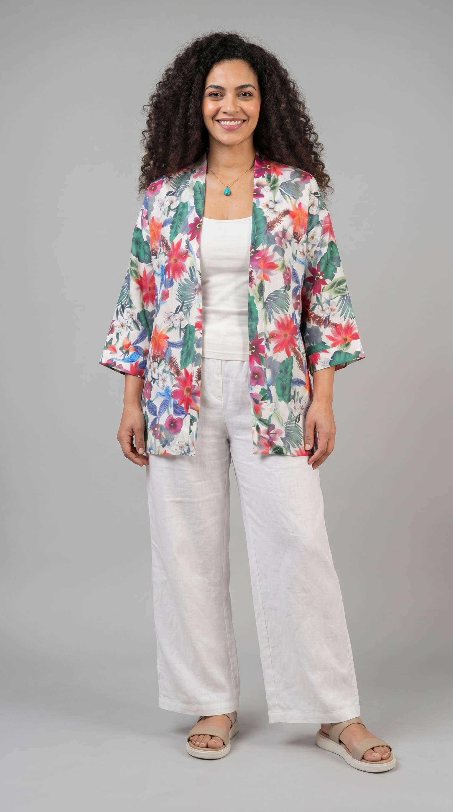 FLORAL KIMONO S9